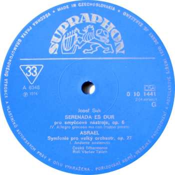 3LP/Doos Josef Suk: Talichovský Archiv (I.) - Skladby Josefa Suka