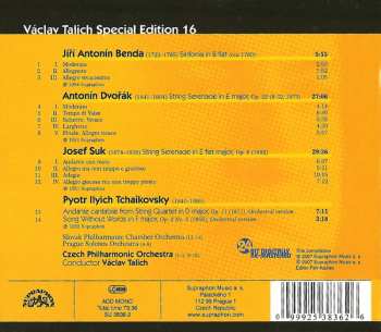 CD Antonín Dvořák: Sinfonia In B Flat / Serenade In E / Serenade In E Flat / Andante Cantabile, Song Without Words