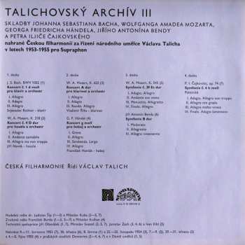 4LP/Doos Johann Sebastian Bach: Talichovský Archiv III. (4xLP + BOX + BOOKLET)