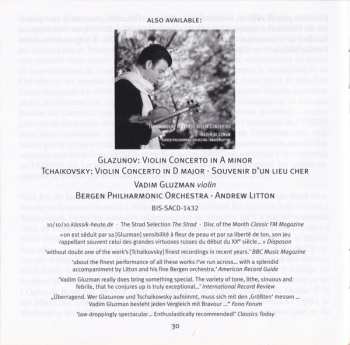 SACD Leonard Bernstein: Serenade / Baal Shem / Concerto 