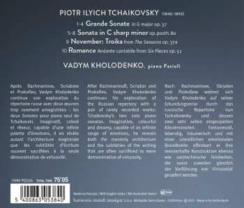 CD Pyotr Ilyich Tchaikovsky: Piano Sonatas, Opp. 37 & 80