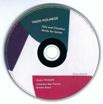 CD Vagn Holmboe: Solo And Chamber Works For Guitar