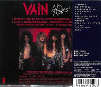 CD Vain: No Respect = ノー・リスペクト LTD
