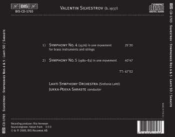 CD Valentin Silvestrov: Symphonies 4 & 5