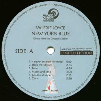 LP Valerie Joyce: New York Blue LTD | NUM