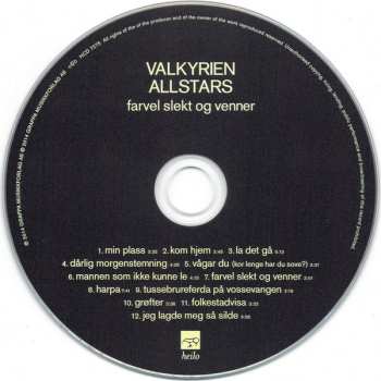 CD Valkyrien Allstars: Farvel Slekt Og Venner