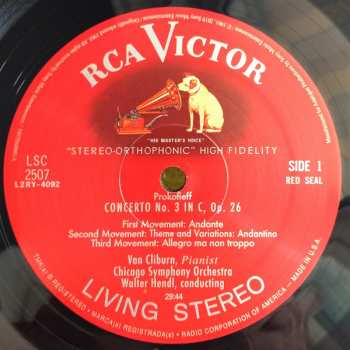 LP Sergei Prokofiev: Concerto No. 3 / Concerto No. 2 LTD | NUM