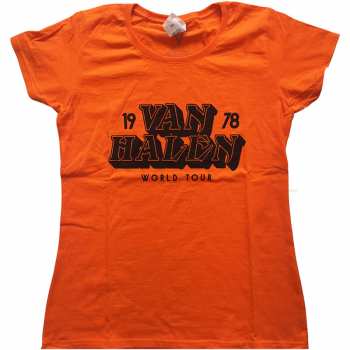 Merch Van Halen: Dames Tee World Tour '78 