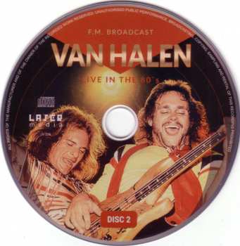 2CD Van Halen: Live In The 80's
