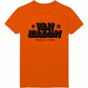 Merch Van Halen: T-shirt World Tour '78 