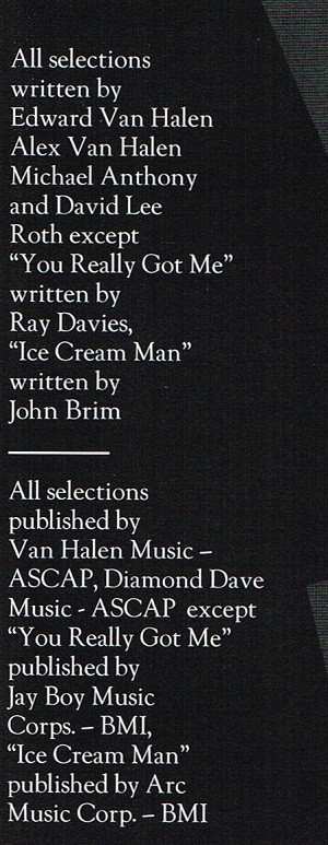 LP Van Halen: Van Halen