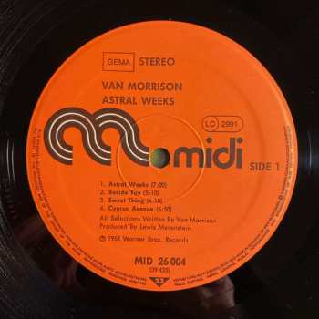 LP Van Morrison: Astral Weeks