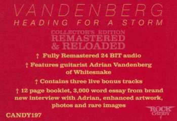CD Vandenberg: Heading For A Storm