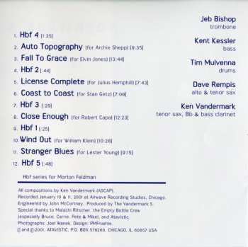 CD Vandermark 5: Acoustic Machine DIGI