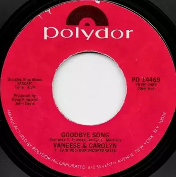Vaneese Thomas: Just A Little Smile (From You) / Goodbye Song