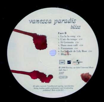 LP Vanessa Paradis: Bliss