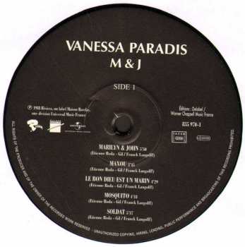 LP Vanessa Paradis: M & J