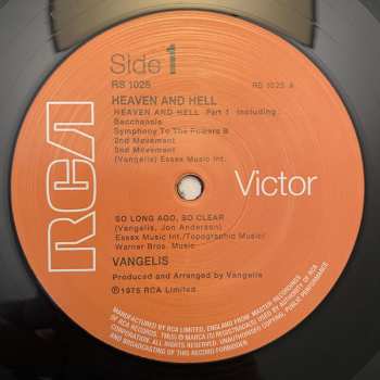 LP Vangelis: Heaven And Hell