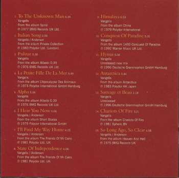 CD Vangelis: Portraits (So Long Ago, So Clear)