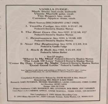 CD Vanilla Fudge: Psychedelic Sundae (The Best Of)