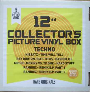5LP/Doos Various: 12" Collector's Picture Vinyl Box Techno LTD | NUM | PIC