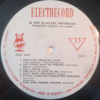 LP Various: 14 Noi Șlagăre Mondiale