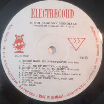 LP Various: 14 Noi Șlagăre Mondiale