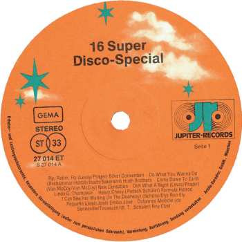 LP Various: 16 Super Disco-Special