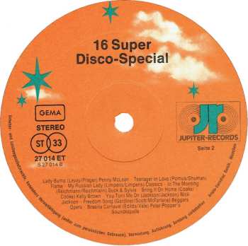 LP Various: 16 Super Disco-Special