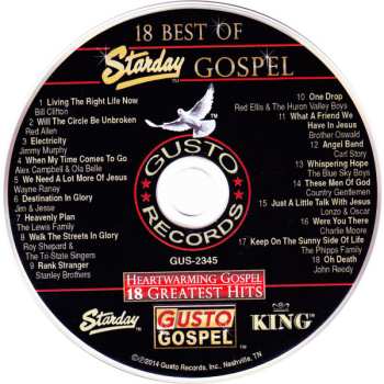 CD Various: 18 Best Of Starday Gospel