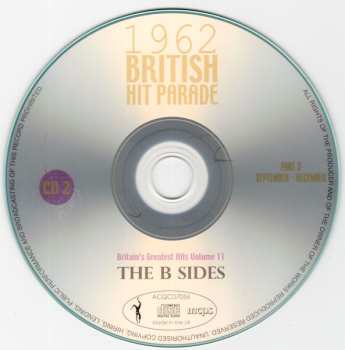 4CD Various: 1962 British Hit Parade Britain's Greatest Hits Volume 11 The B Sides Part 3 September - December
