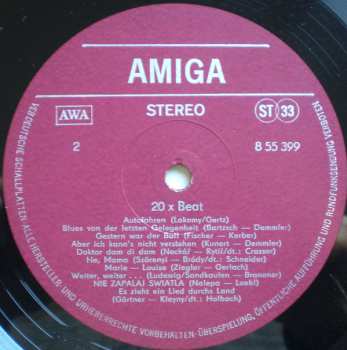 LP Various: 20 × Beat