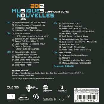 6CD Various: 2012 Musiques Nouvelles - 50 Ans 25 Compositeurs