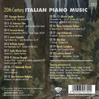 20CD/Doos Various: 20th-Century Italian Piano Music