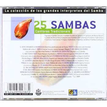 CD Various: 25 Sambas : Cantoras Tradicionais