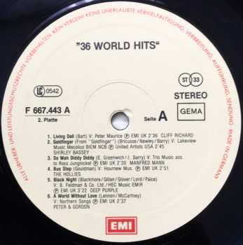 3LP/Doos Various: 36 World Hits