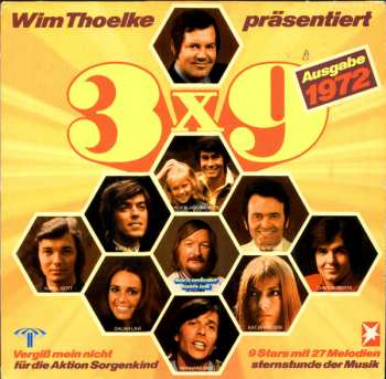 LP Various: Wim Thoelke Präsentiert: 3x9 (9 Stars Mit 27 Melodien)