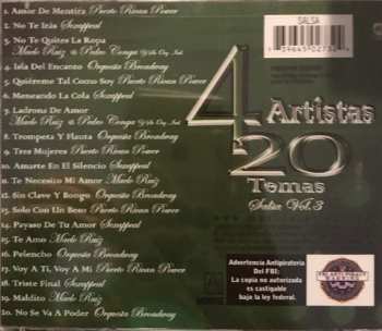 CD Various: 4 Artistas 20 Temas Salsa Vol. 3
