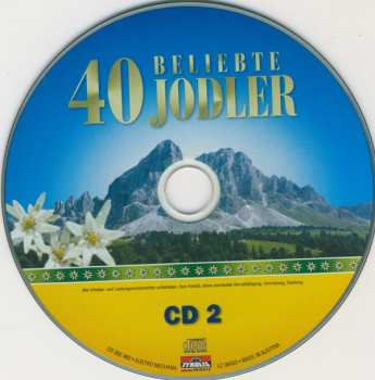 2CD Various: 40 Beliebte Jodler