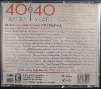 3CD Various: 40 Tracks For 40 Years (Delos' 40th Anniversary Celebration!)
