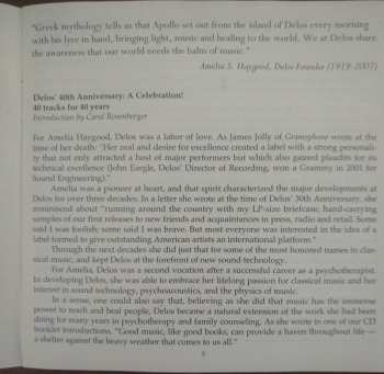 3CD Various: 40 Tracks For 40 Years (Delos' 40th Anniversary Celebration!)