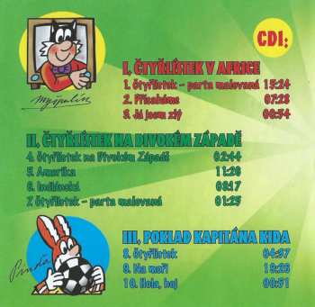 2CD Various: 4x Čtyřlístek