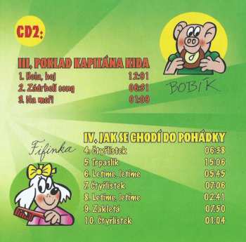 2CD Various: 4x Čtyřlístek