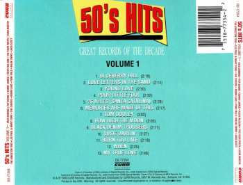 CD Various: 50's Hits (Great Records Of The Decade) Volume 1