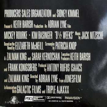 LP Various: 9½ Weeks (Original Motion Picture Soundtrack)