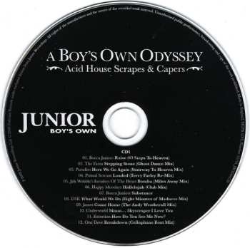 2CD Various: A Boy's Own Odyssey (Acid House Scrapes & Capers)