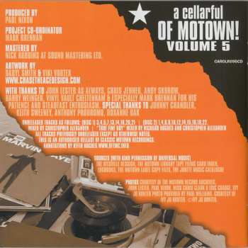 2CD Various: A Cellarful Of Motown! Volume 5