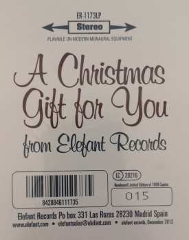 LP Various: A Christmas Gift For You From Elefant Records LTD | NUM | CLR