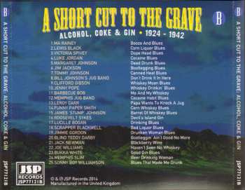 4CD/Doos Various: A Short Cut To The Grave (Gin, Justice, Jail & Judgement 1924-1942)