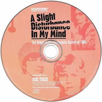 3CD/Doos Various: A Slight Disturbance In My Mind: The British Proto-Psychedelic Sounds of 1966